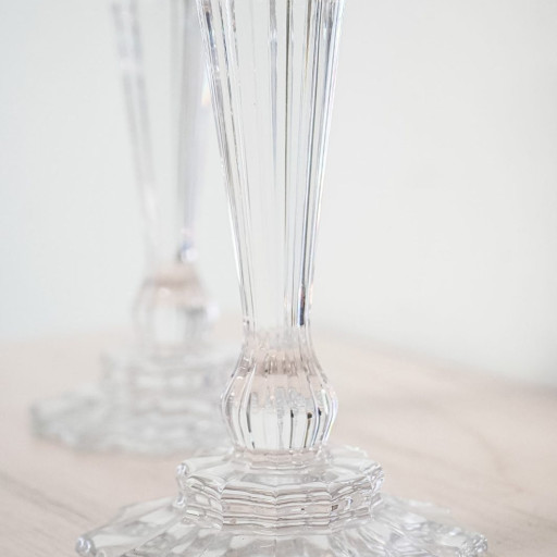 Candeleros de cristal